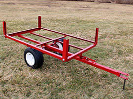5400 BR Heavy Duty Single Axle Garden Trailer
