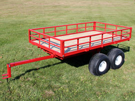 7740UTV-BR Utility Vehicle Tandem Trailer