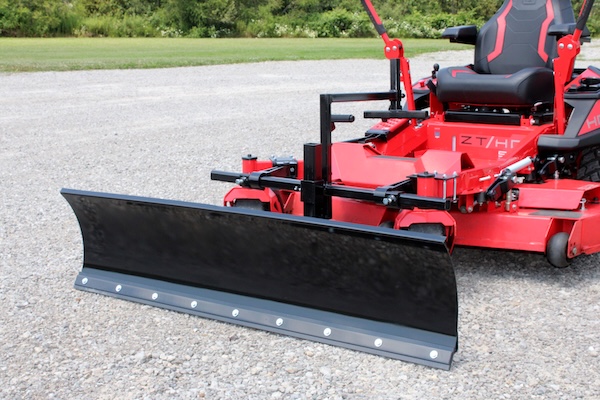 zeroturn snow plow